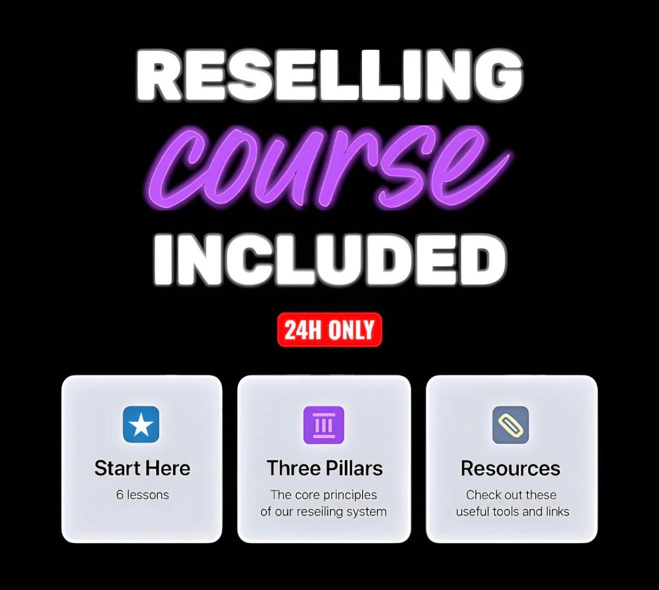 Authentic reselling Course